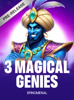 3 Magical Genies Fantasy-Slot mit Dschinni-Features